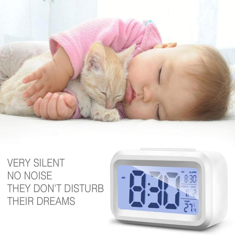 Alarm Clock Digital Black