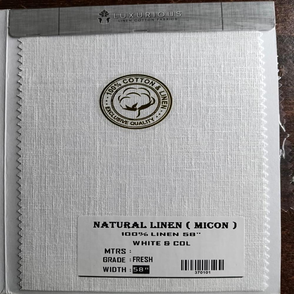 COTTON LINEN SHIRTING FABRIC 58