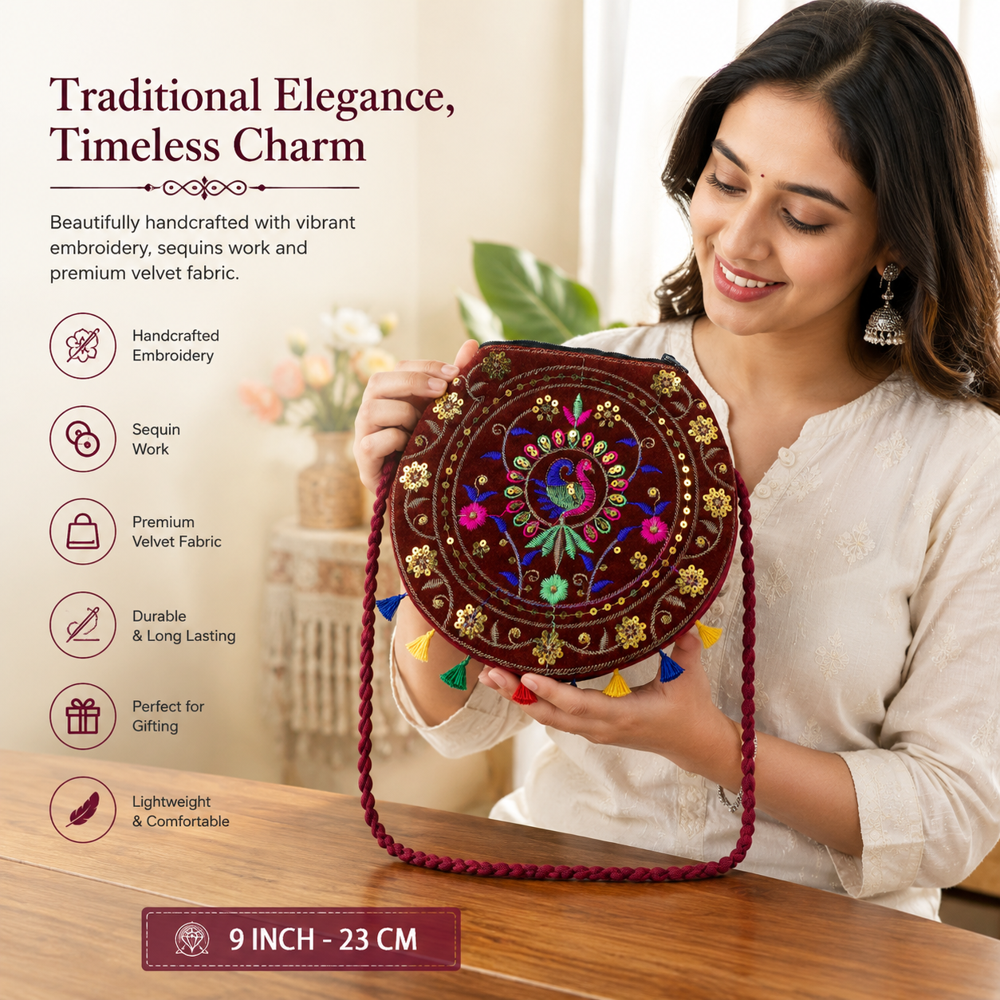 Handcrafted Designer Crossbody Bag