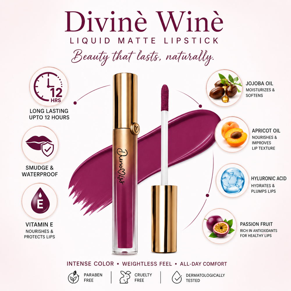 Dunamiss Liquid Lipstick DivineWine