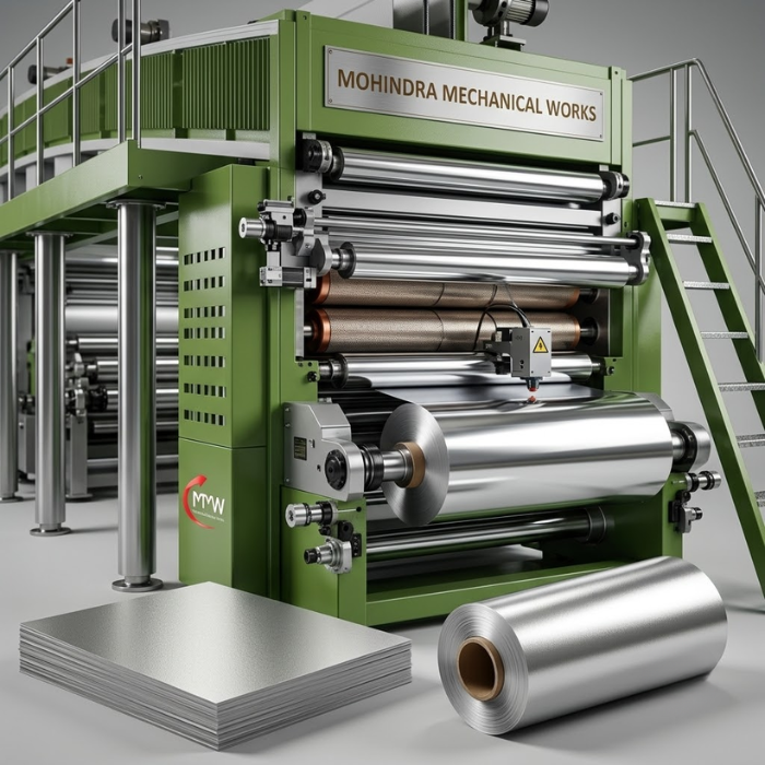 Bopp Tape Coating Machine - 150 Coating Speed, Hot Air Heating System , Automatic Plc Control With Water Based Glue