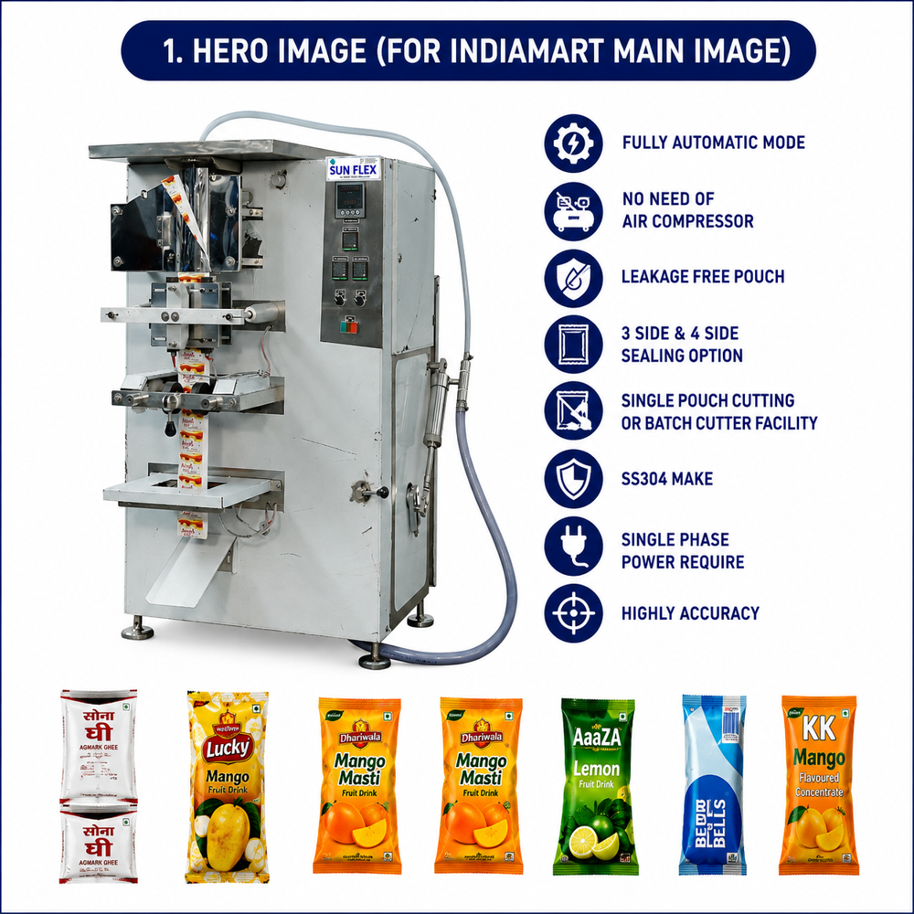 Laminated pouch packing machine