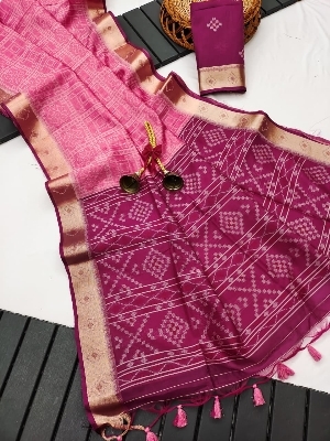 Soft Desi Raw Silk Saree