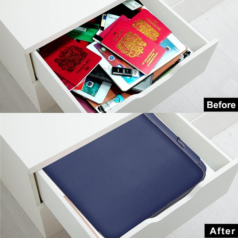 Document Bag Blue