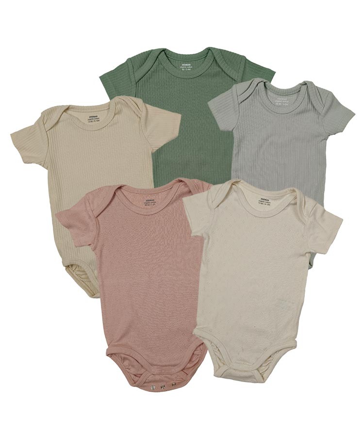 A31358 Baby Bodysuits Assorted - Material: Cotton
