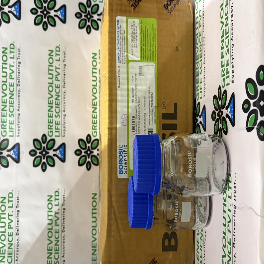 Reagent Bottles Narrow Mouth With Screw Cap 100ml