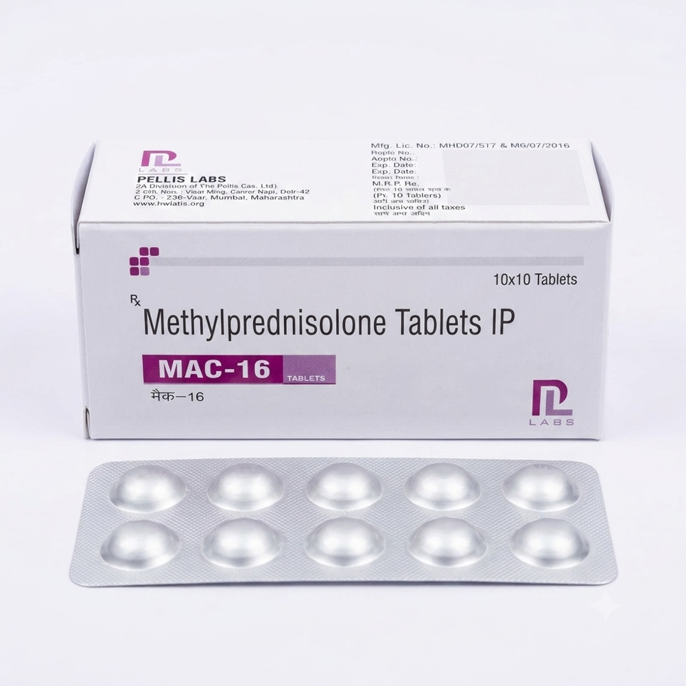 MAC-16 Methylprednisolone Tablets 