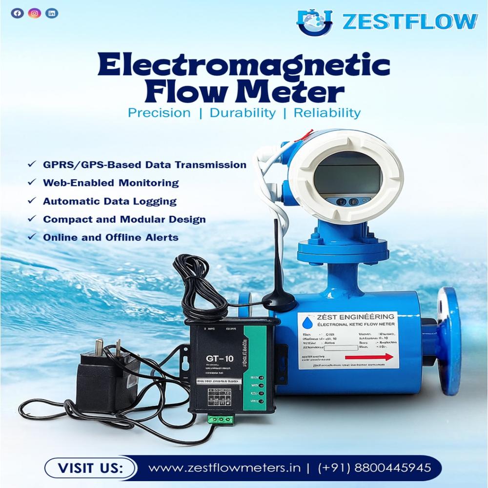 Electromagnetic Flow Meter With Telemetry System - Accuracy: High Accuracy