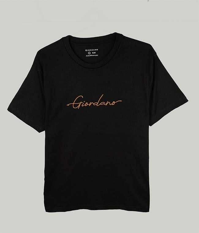 M11737 | GIORDANO Mens Embroidrey T-Shirts