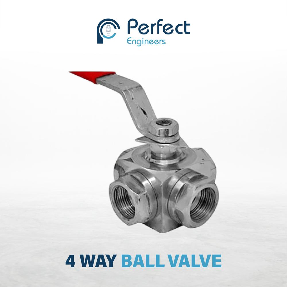 4 Way Ball Valve