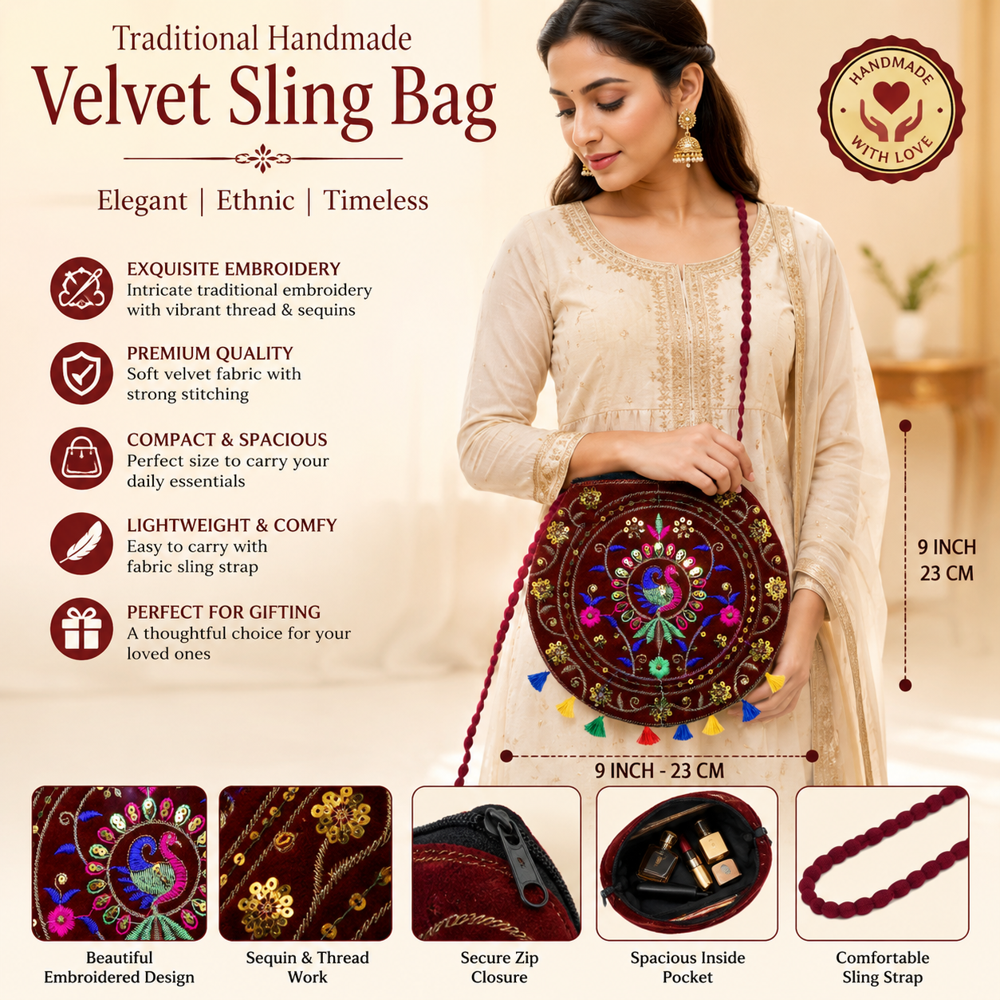 Women Round Peacock Shoulder Purse