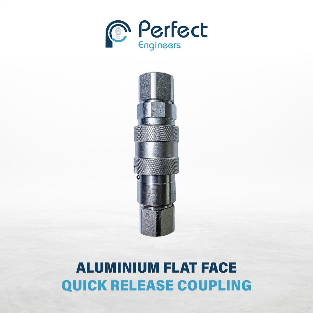 Aluminium Flat Face Quick Release Coupling