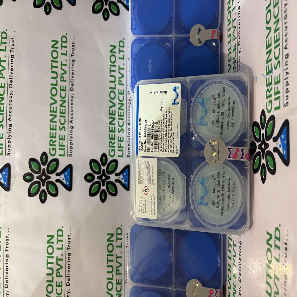 Millipore Membrane Black Filter Paper 0.45 um 47mm diameter