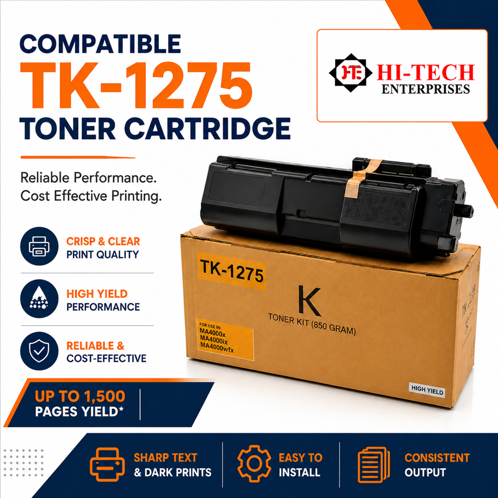 Compatible Tk1275 Black Toner Cartridge For Kyocera Ecosys Ma4000X, Ma4000Fx & Ma4000Wifx - Feature: Approx. 7