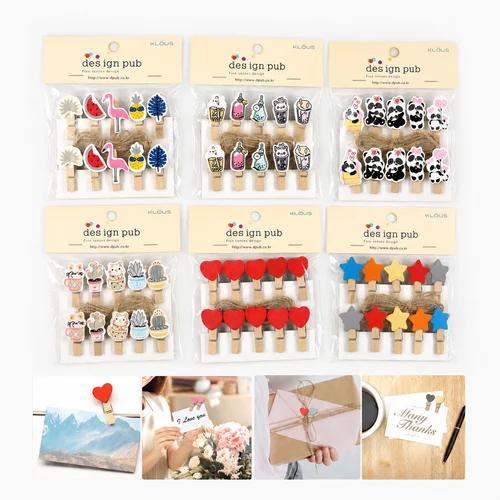Decorative Wooden Clip