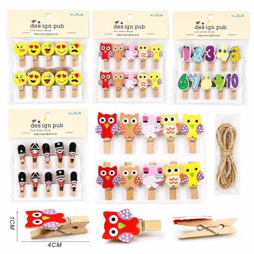 Decorative Wooden Clip