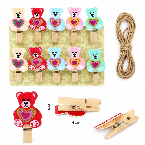 Decorative Wooden Clip