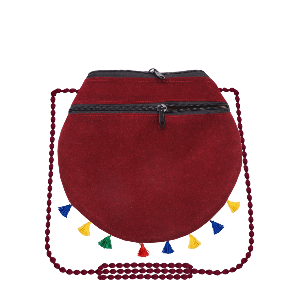 Hand Embroidered Sling Purse for Women