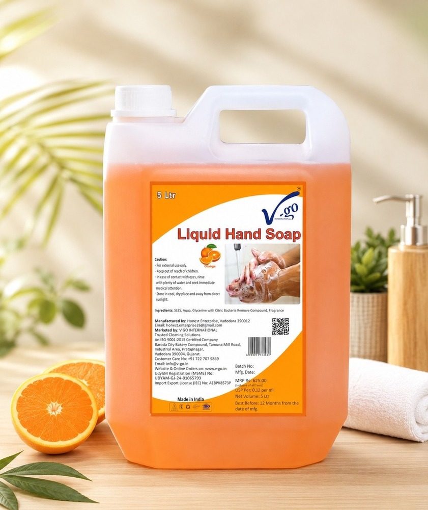 Orange Fragrance Liquid Hand Soap