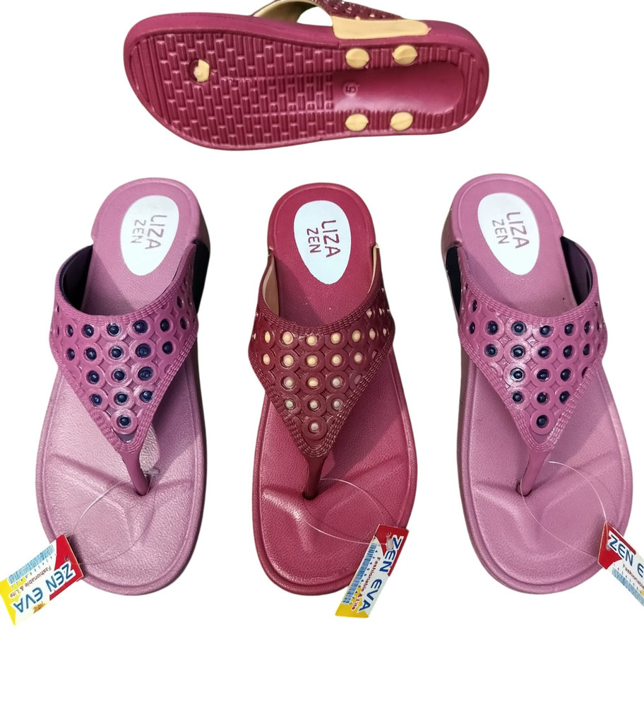 Liza Womena s Embellished Casual Flip Flops