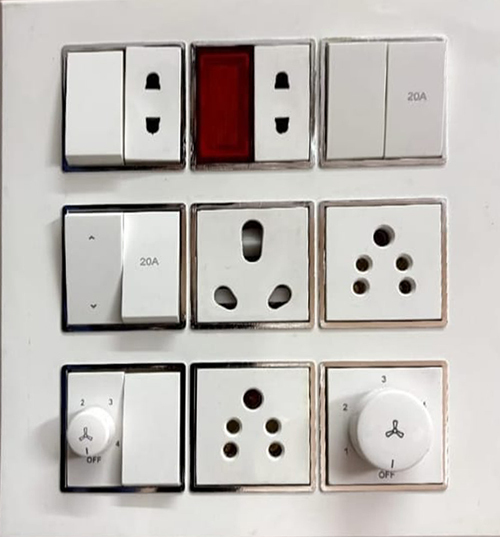 A1 LED Modular Electrical Switch Board