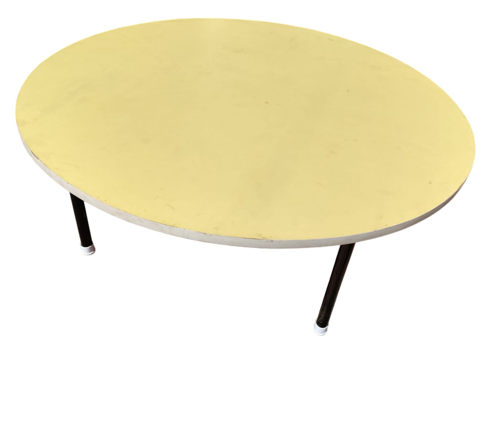 Compact Yellow Oval Activity Table