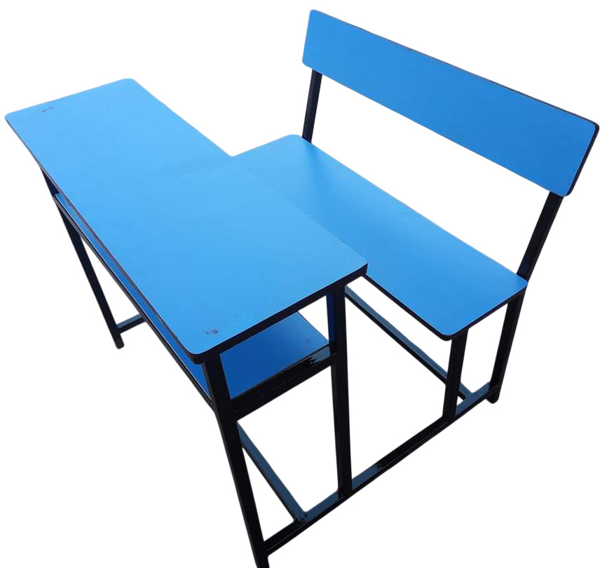 2 Seater Wooden School Bench