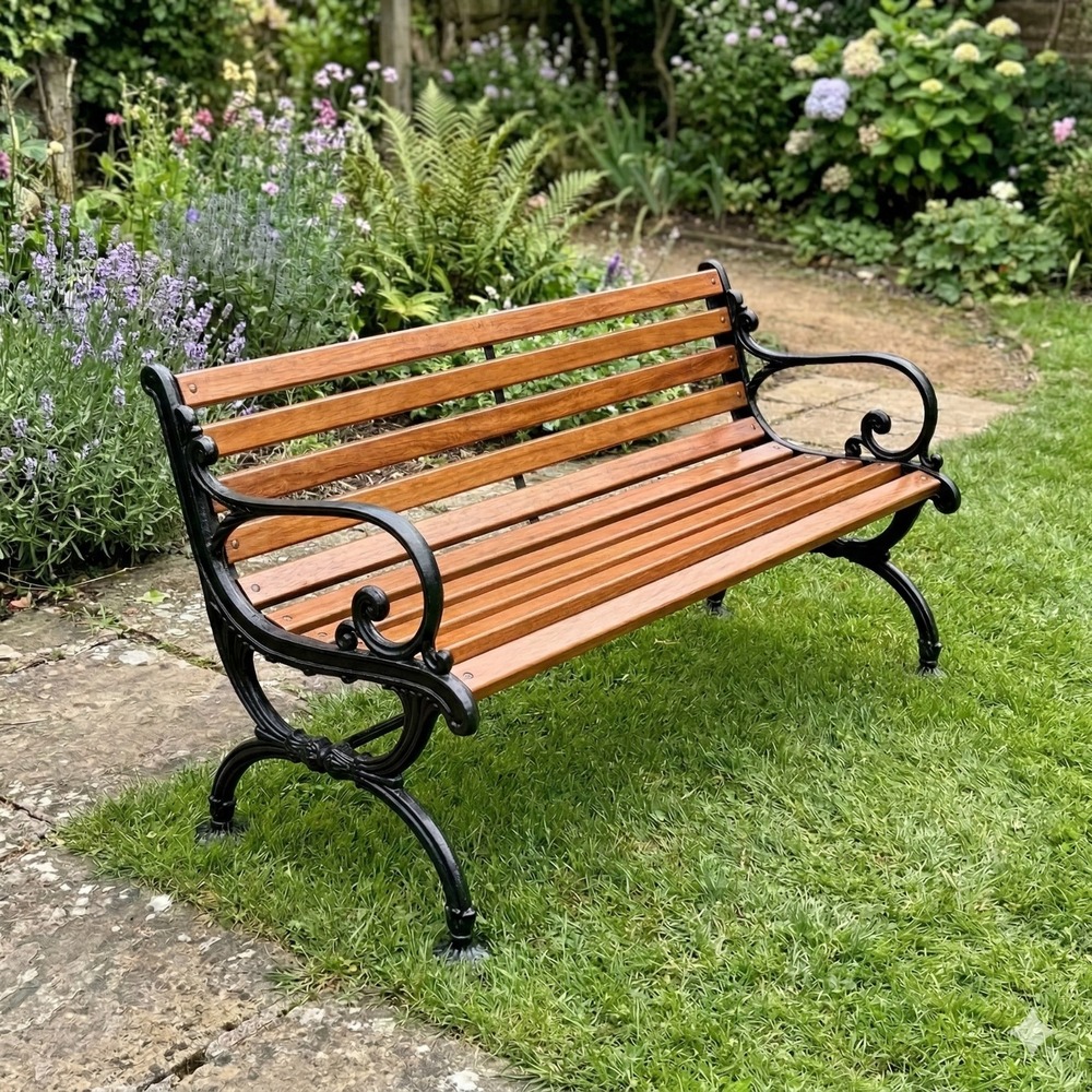 Classic Three Seater Garden Bench - Application: Outdoor