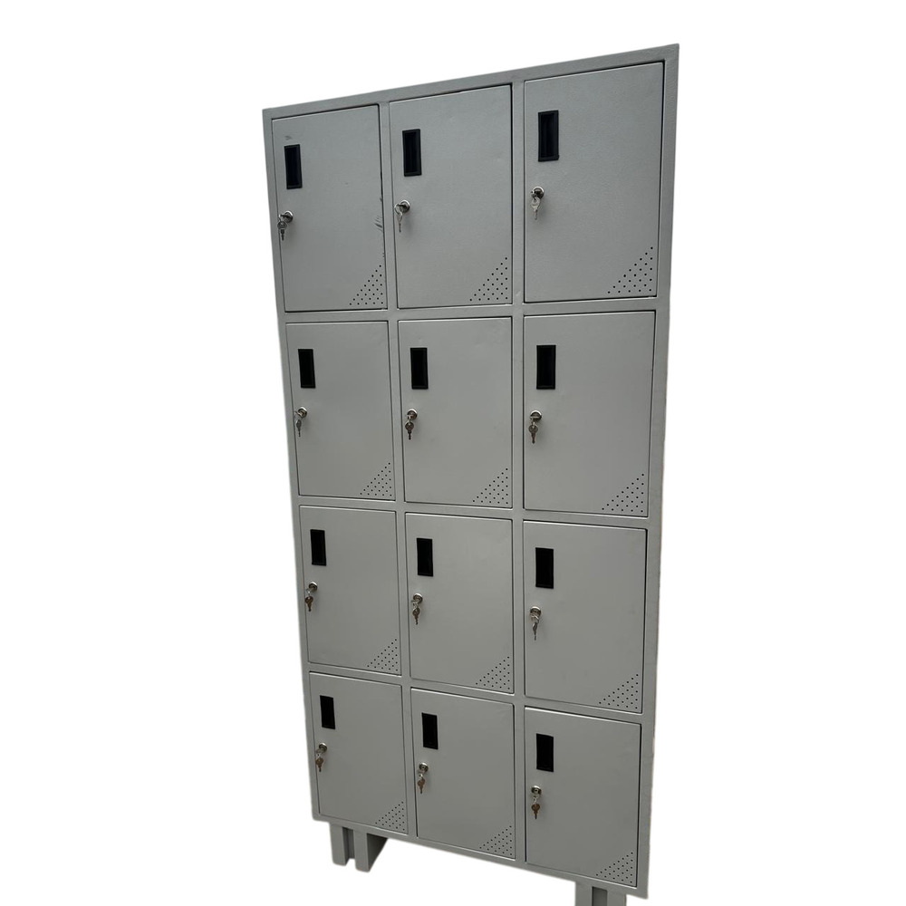 12 Door Mild Steel Industrial Storage Locker