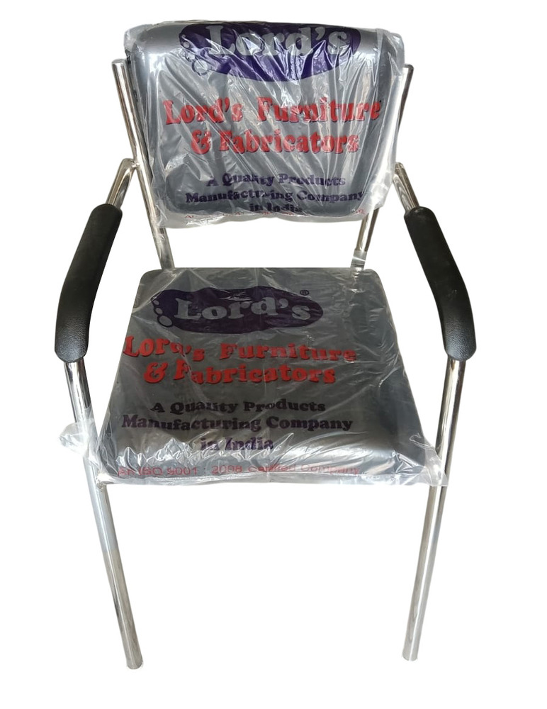 Black Upholstered Visitor Chair