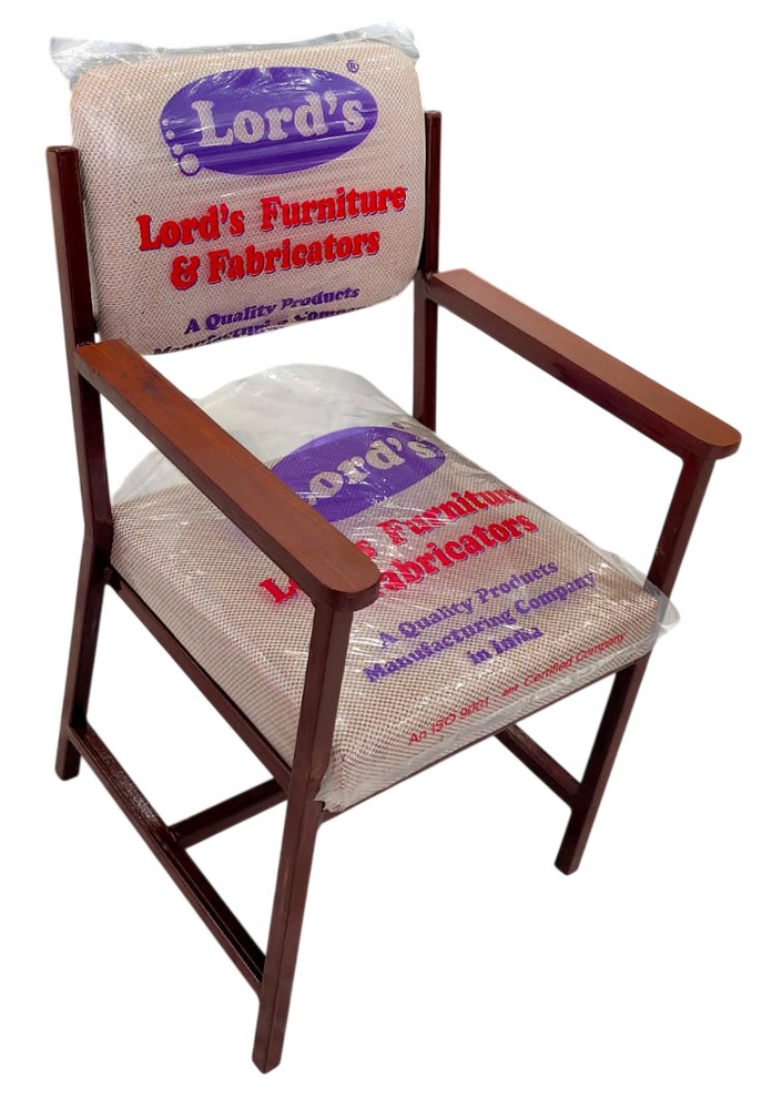 Dark Walnut Finish Wooden Armchair