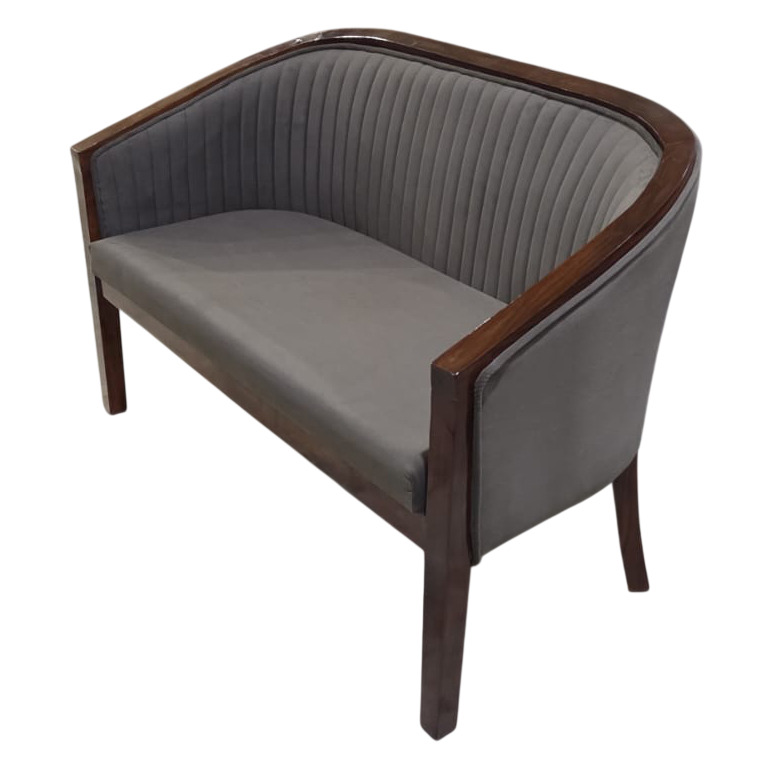 Modern Two Seater Wooden Sofa Bench