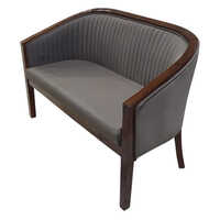 Modern Two Seater Wooden Sofa Bench