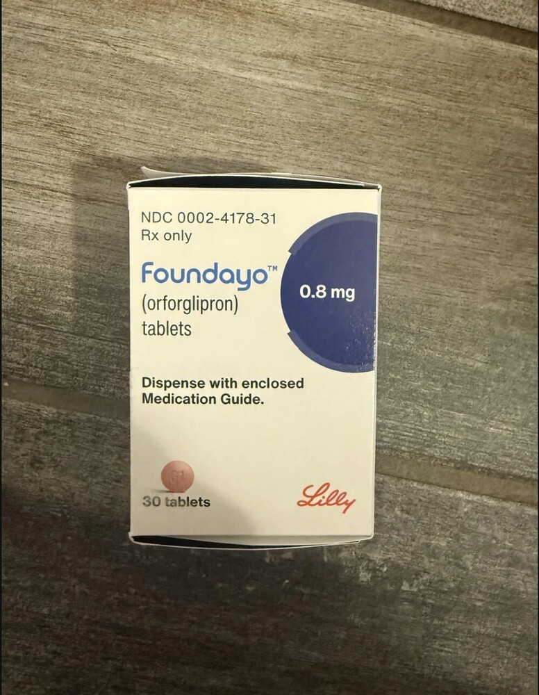 Foundayo 0.8mg Oral Orforglipron Pill Weight Loss Pill