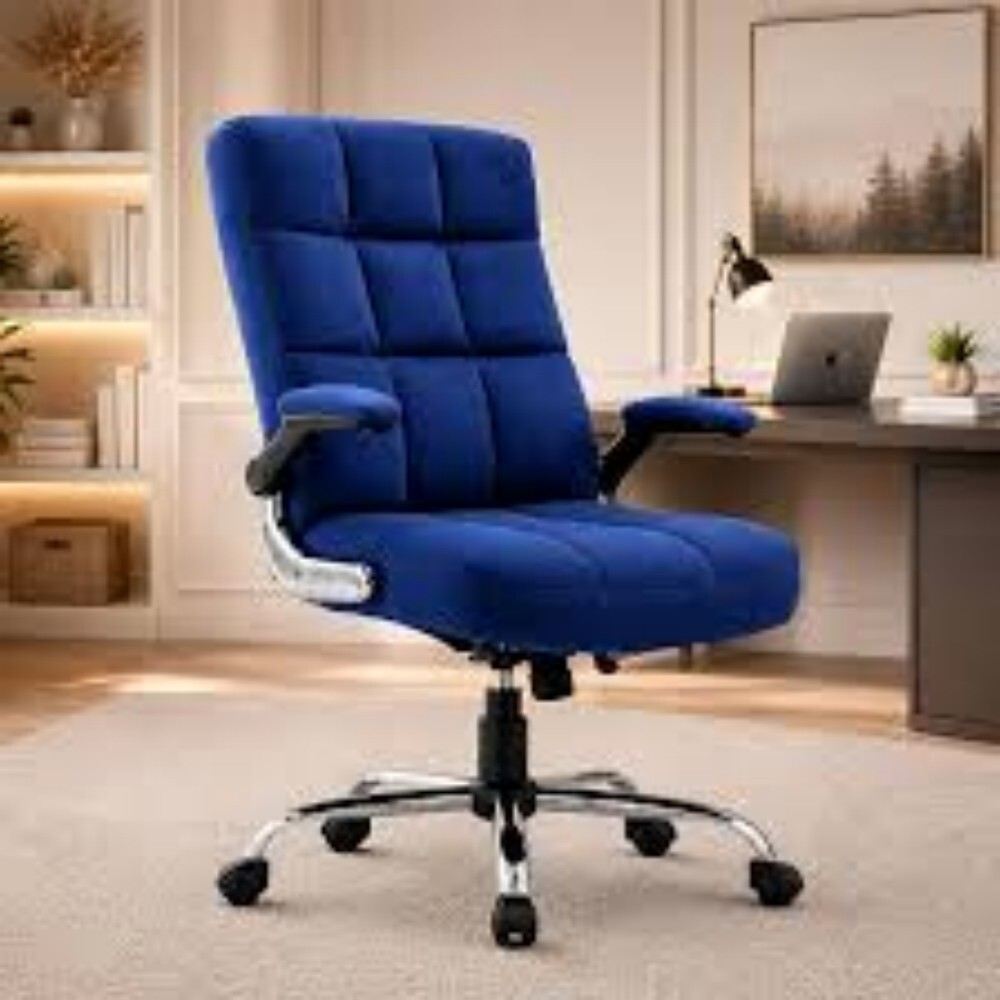 Velvet Softish High Back Office Chair