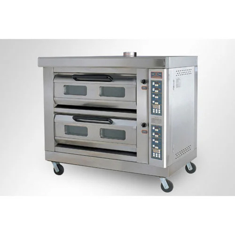 Ss Double Deck Baking Oven - Color: Silver