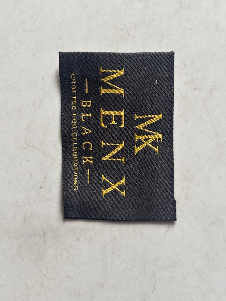 High Quality Garments Labels - Color: Off-white/beige With Grey And Pink Accents