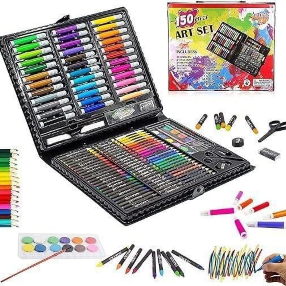 150 Pcs Art Set Color Box