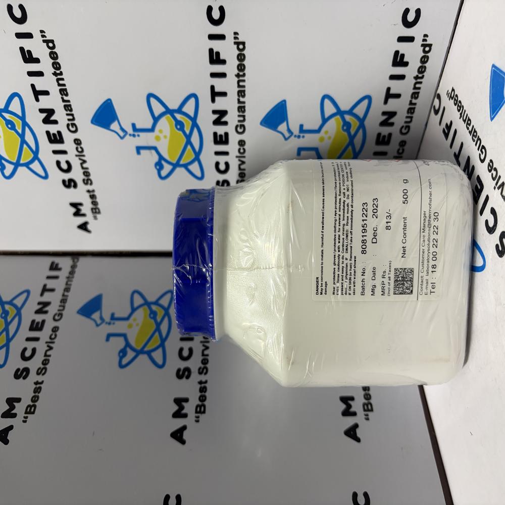 Potassium Hydroxide pellets SQ 500g Qualigens