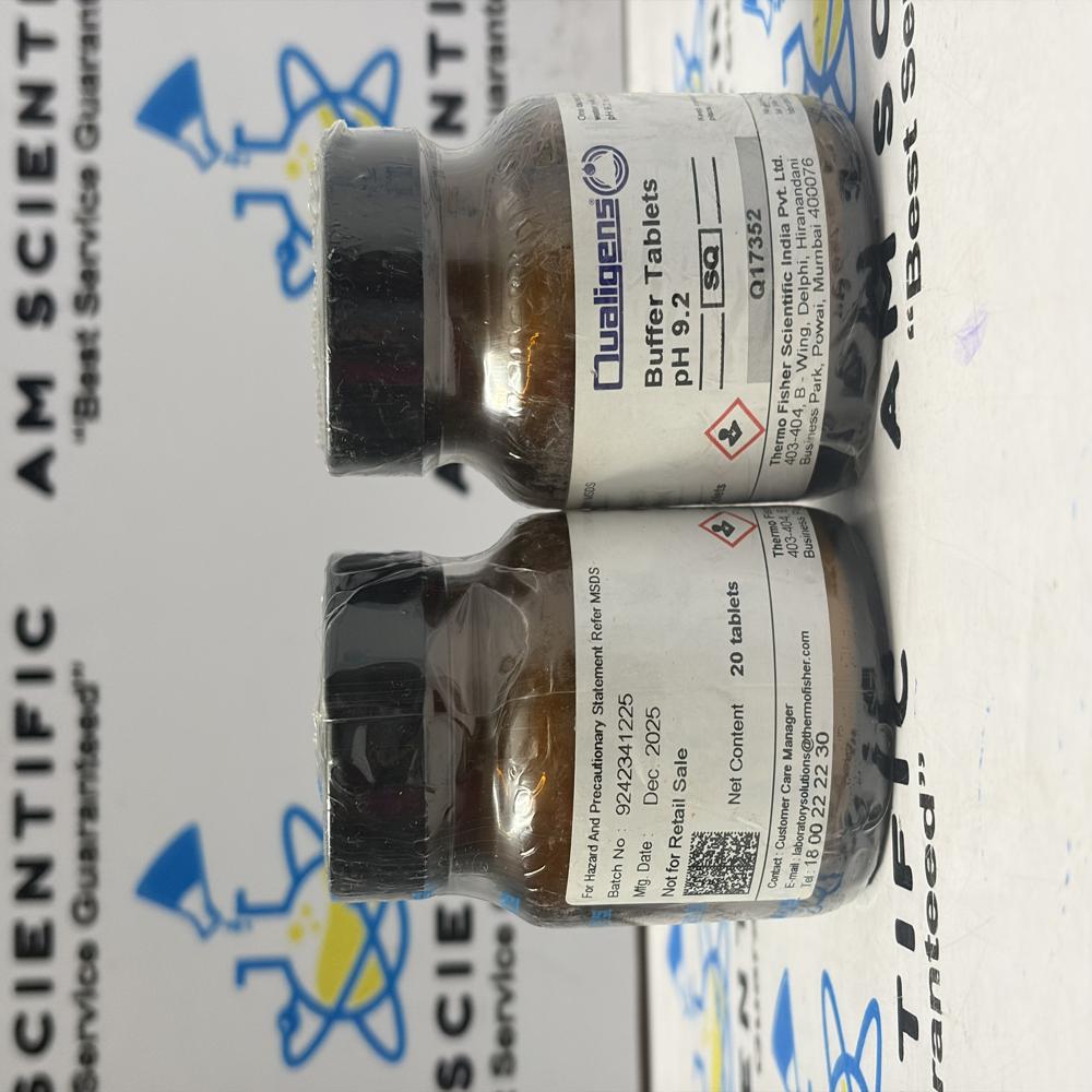 Buffer Tablets PH 9.2 20Tabs Qualigens
