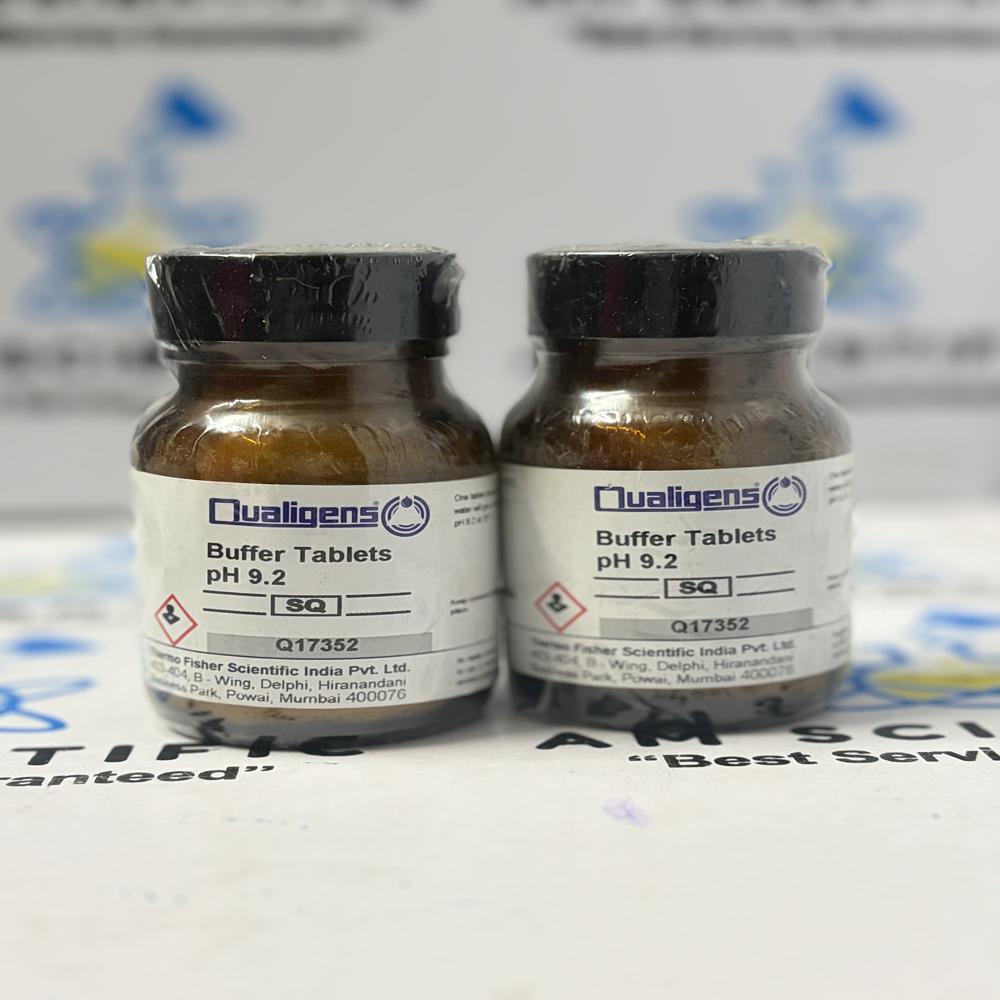 Buffer Tablets PH 9.2 20Tabs Qualigens