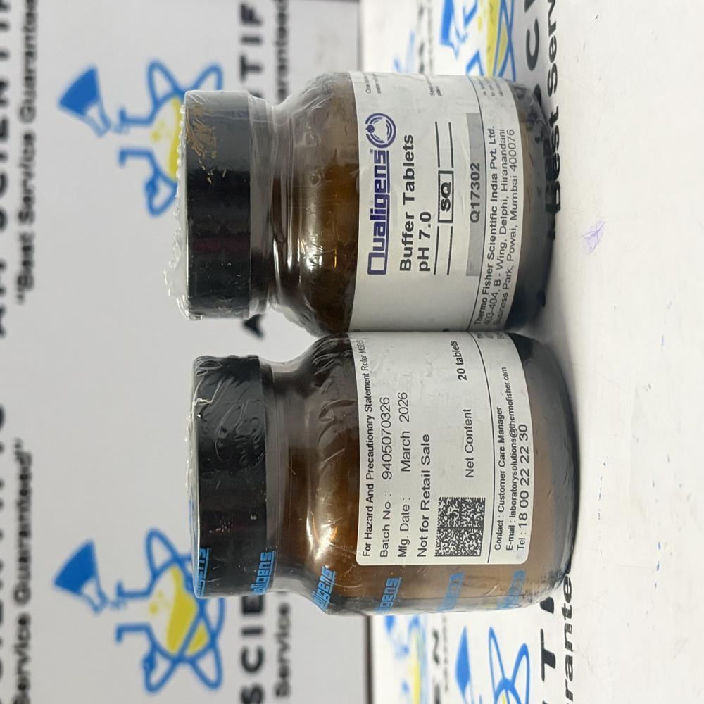 Buffer Tablets PH 7.0 20Tabs Qualigens