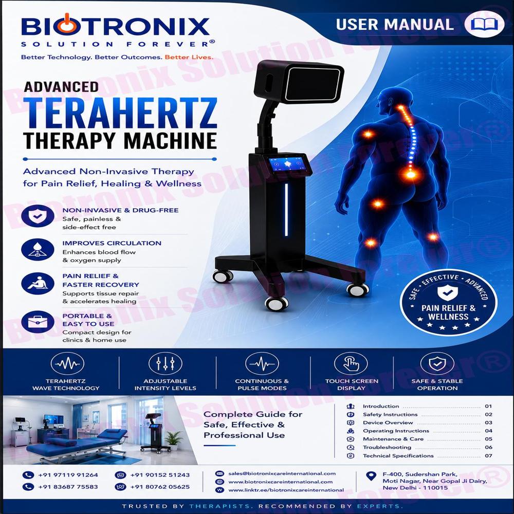 TERAHERTZ Premium Smart Healing Therapy Machine