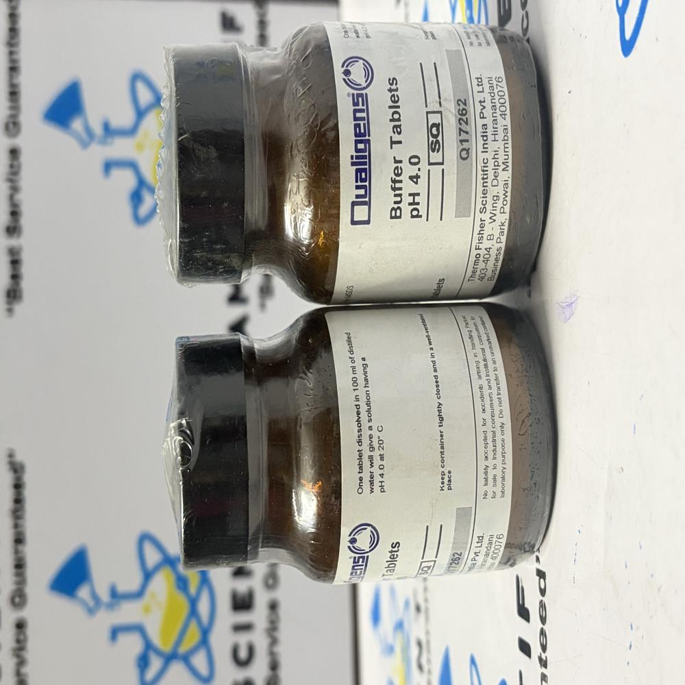 Buffer Tablets PH 4.0 20Tabs Qualigens