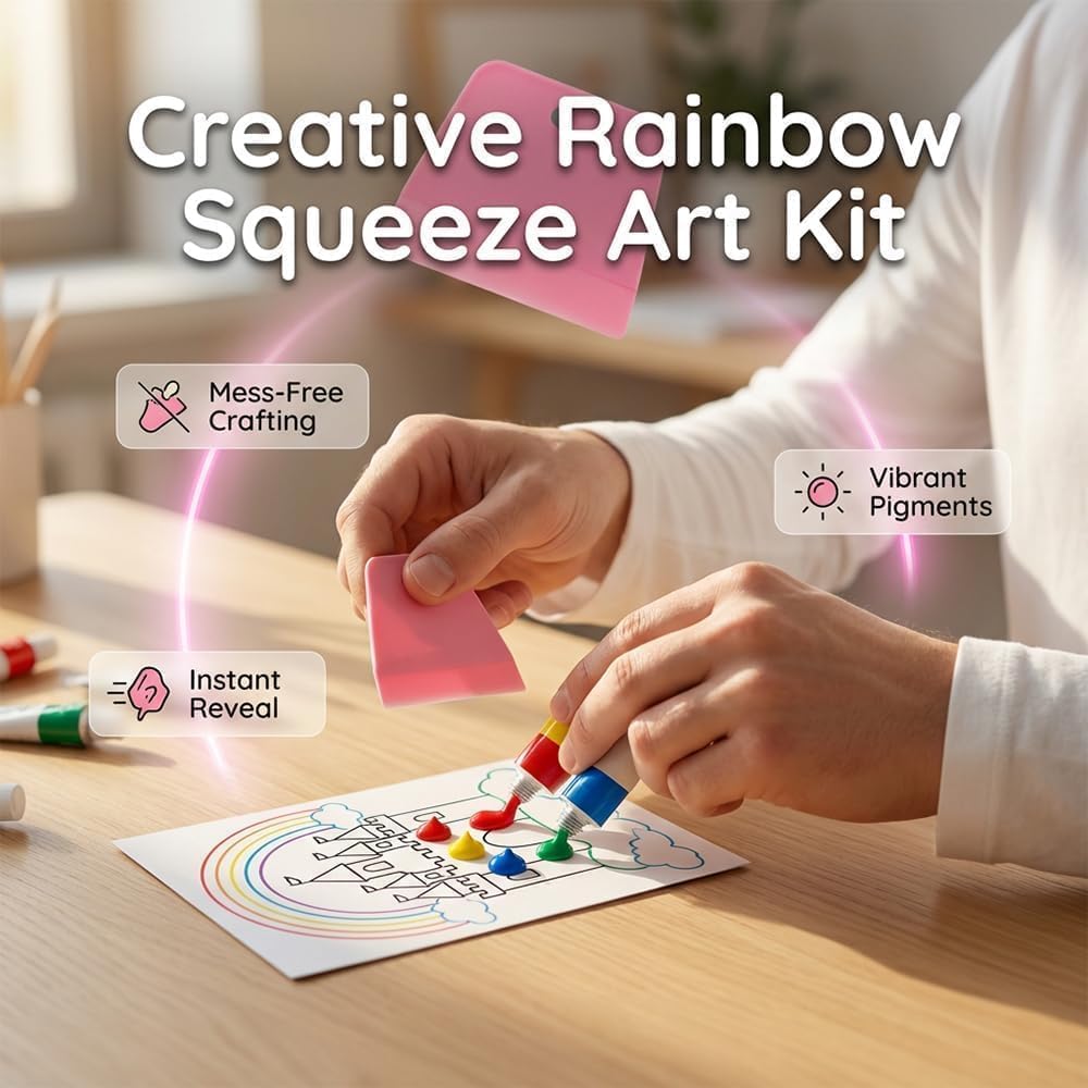 Rainbow Scratch Art Book