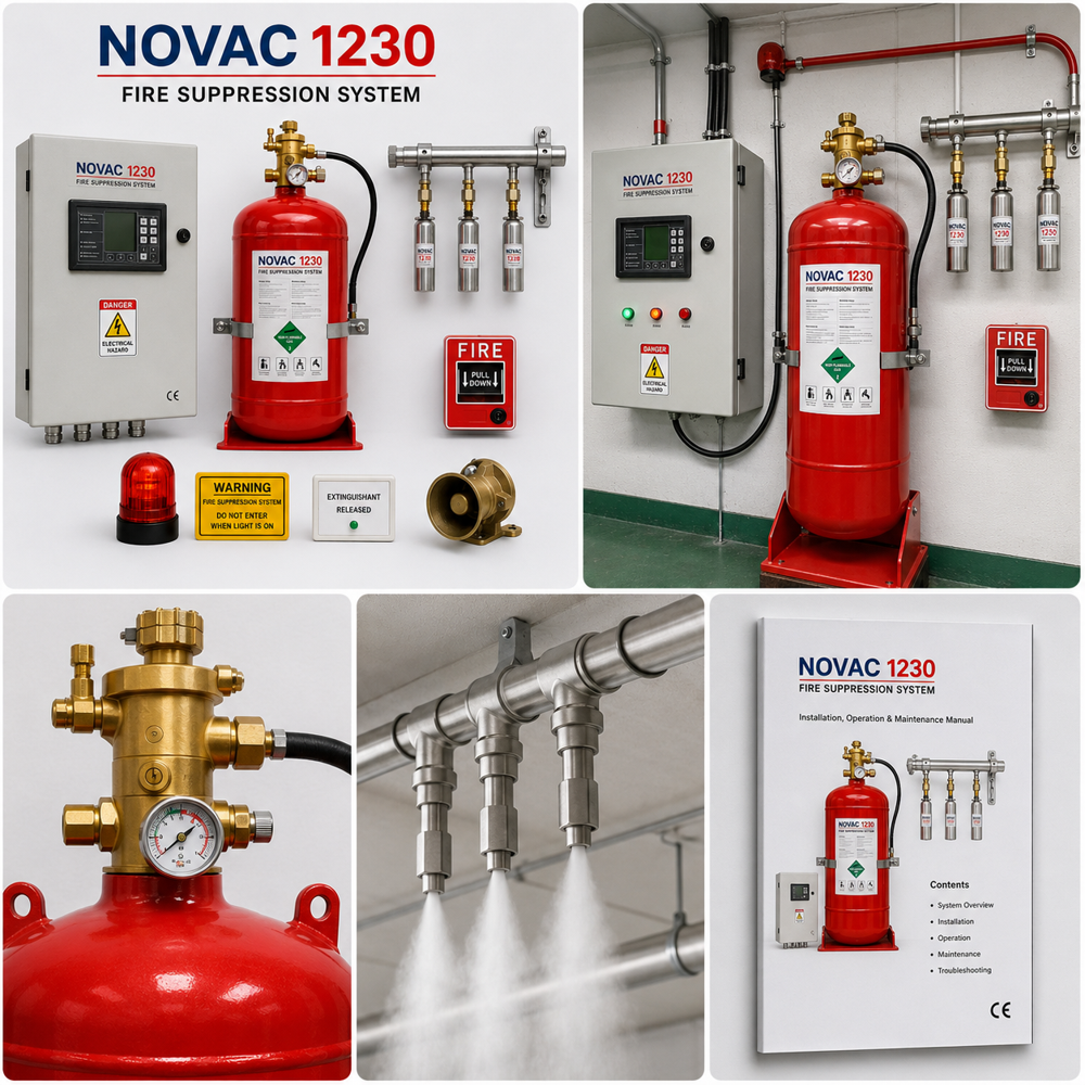 NOVAC 1230 FIRE SUPPRESSION SYSTEM
