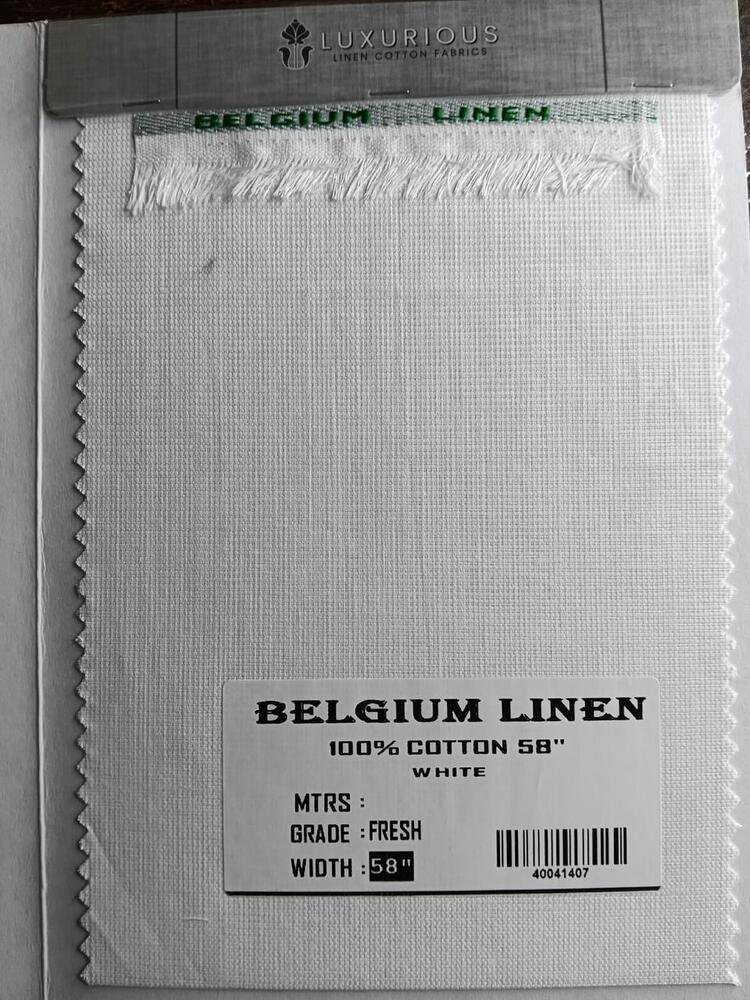 BELGIUM COTTON LINEN SHIRTING FABRIC