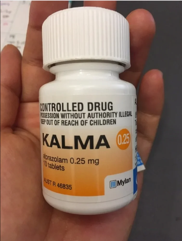 Kalma 0.25mg 10 Tablets - Brand: Mylan - Anti Anxiety
