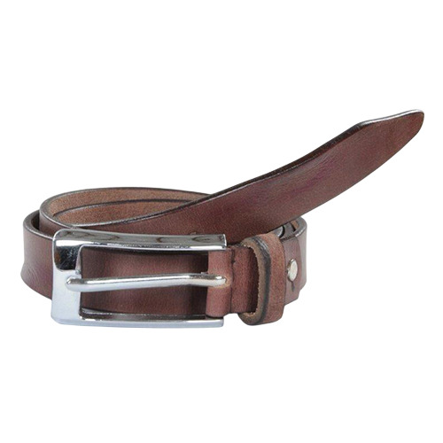 25mm Width Grain Hand Finished Leather Belt