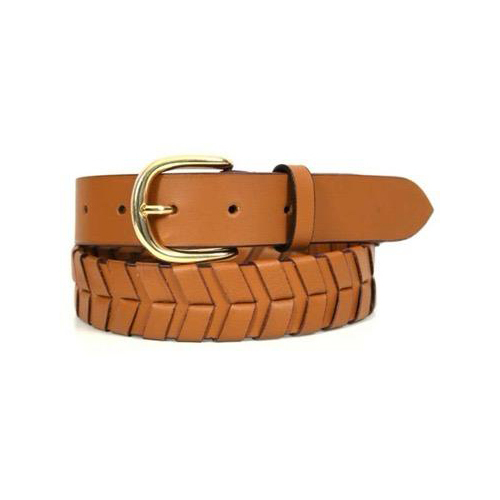 Grain Finished Leather Belt